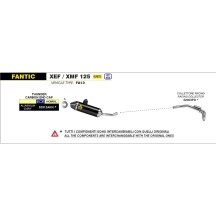SILENCIADOR THUNDER DARK ARROW ALUMINIO FANTIC XEF / XMF 125 2023-2024