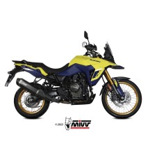 SILENCIADOR MIVV SPEED EDGE ACERO INOXIDABLE NEGRO SUZUKI V-STROM 800 DE / SE 2023-2024