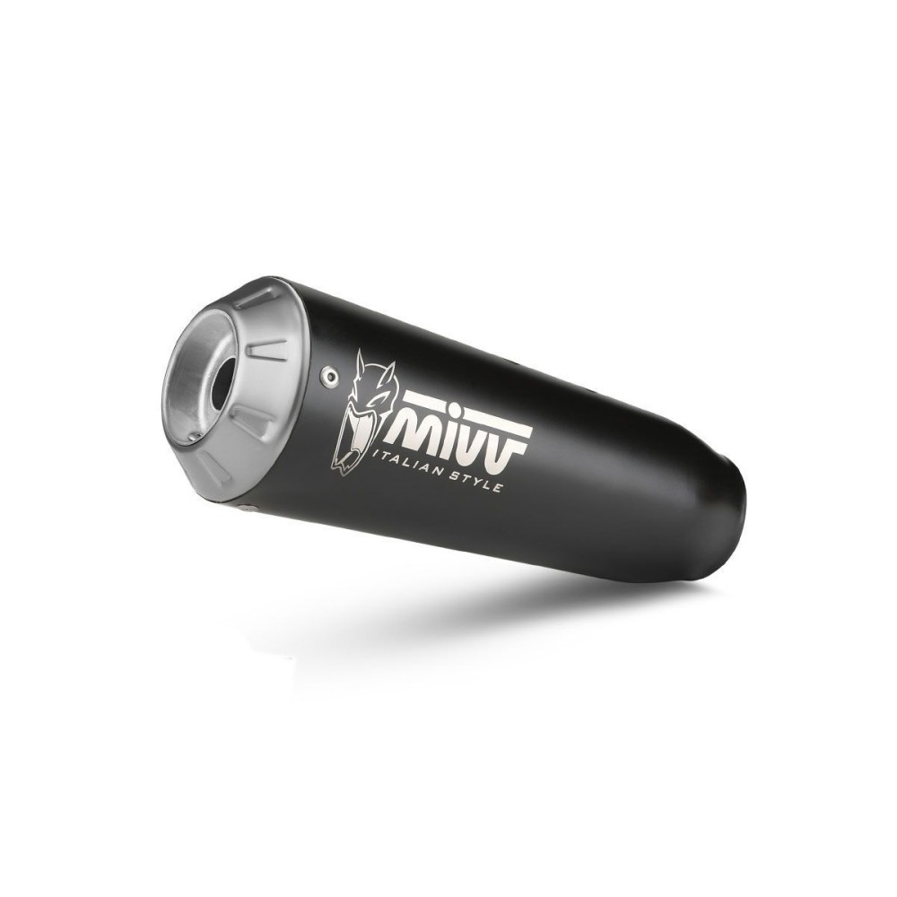 MIVV X-M1 TERMINAL DE ACERO INOXIDABLE NEGRO CF MOTO CL-X 700 2023-2025