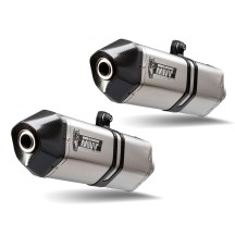 PAR DE SILENCIADORES MIVV SPEED EDGE ACERO CARBONO SUZUKI GSX-R 1300 HAYABUSA 2021-2024