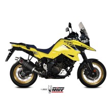SILENCIADOR MIVV DAKAR ACERO INOXIDABLE NEGRO SUZUKI V-STROM 1050 / XT 2020-2024