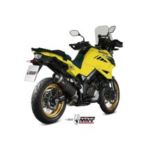 SILENCIADOR MIVV DAKAR ACERO INOXIDABLE NEGRO SUZUKI V-STROM 1050 / XT 2020-2024