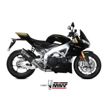 SILENCIADOR SR-1 TITANIO NEGRO MIVV APRILIA TUONO V4 1100 2021-2024 NO APROVADO