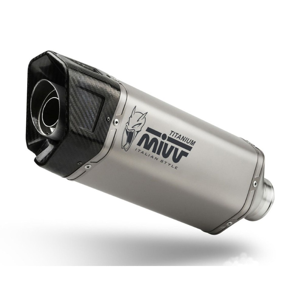 SILENCIADOR SR-1 TITANIO MIVV APRILIA RSV4 1100 2021-2024 NO APROVADO