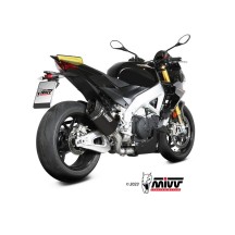 SILENCIADOR SR-1 TITANIO NEGRO MIVV APRILIA TUONO V4 1100 2021-2024 NO APROVADO
