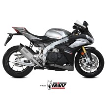 SILENCIADOR SR-1 TITANIO MIVV APRILIA RSV4 1100 2021-2024 NO APROVADO