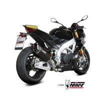 SILENCIADOR SR-1 TITANIO NEGRO MIVV APRILIA TUONO V4 1100 2021-2024