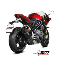 SILENCIADOR SR-1 TITANIO NEGRO MIVV TRIUMPH SPEED TRIPLE 1200 RR / RS 2021-2024