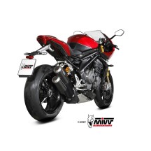 PAR DE SILENCIADORES MK3 CARBONO MIVV TRIUMPH SPEED TRIPLE 1200 RR / RS 2021-2024