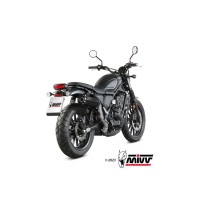 TERMINAL HR-1 ACERO INOXIDABLE NEGRO MIVV HONDA CL 500 2023-2024