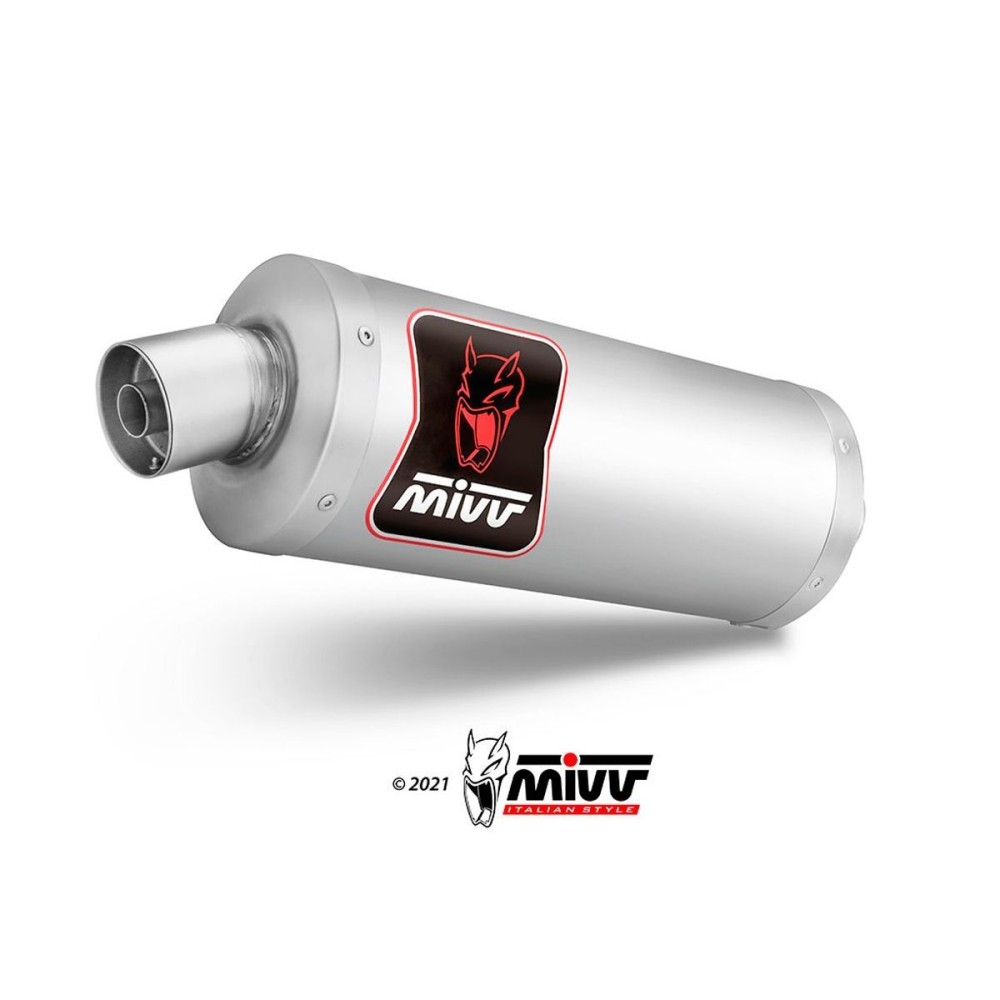 SILENCIADOR DAKAR ACERO INOXIDABLE MIVV HUSQVARNA NORDEN 901 2022-2024