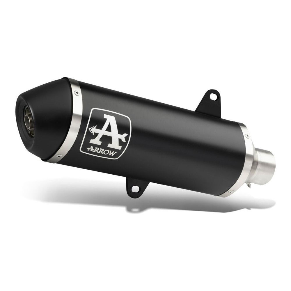 SILENCIADOR URBAN ARROW ALUMINIO OSCURO HOMOLOGADO VESPA GTS 125 I.E. 2021-2023
