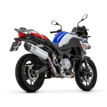 SILENCIADOR MAXI RACE-TECH ARROW ALUMINIO CARBONO OSCURO BMW F 750 GS 2021-2023