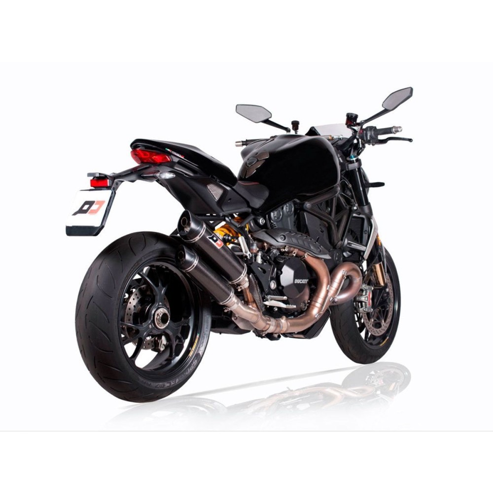 KIT SILENCIADOR DE ESCAPE MAGNUM QD ESCAPE DUCATI MONSTER 1200 R 2017-2021