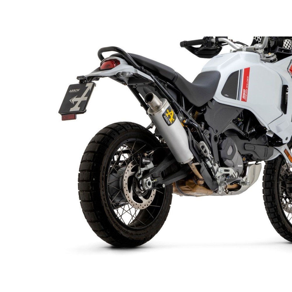 SILENCIADOR ALUMINIO HOMOLOGADO INDY RACE ARROW DUCATI DESERT X 2022-2024