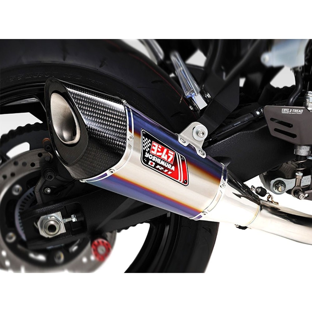 ESCAPE DE TITANIO AZUL COMPLETO R-11 JMCA YOSHIMURA SUZUKI GSX-8R 2023-2024