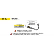 COMPETENCIA DE DESCARGA COMPLETA TITANIO ARROW HONDA NSF 250 R 2012-2025