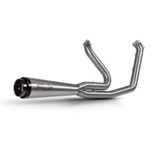 ESCAPE COMPLETO TITANIUM RACING CORTO 2:1 RED THUNDER HARLEY DAVIDSON TOURING 2009-2024