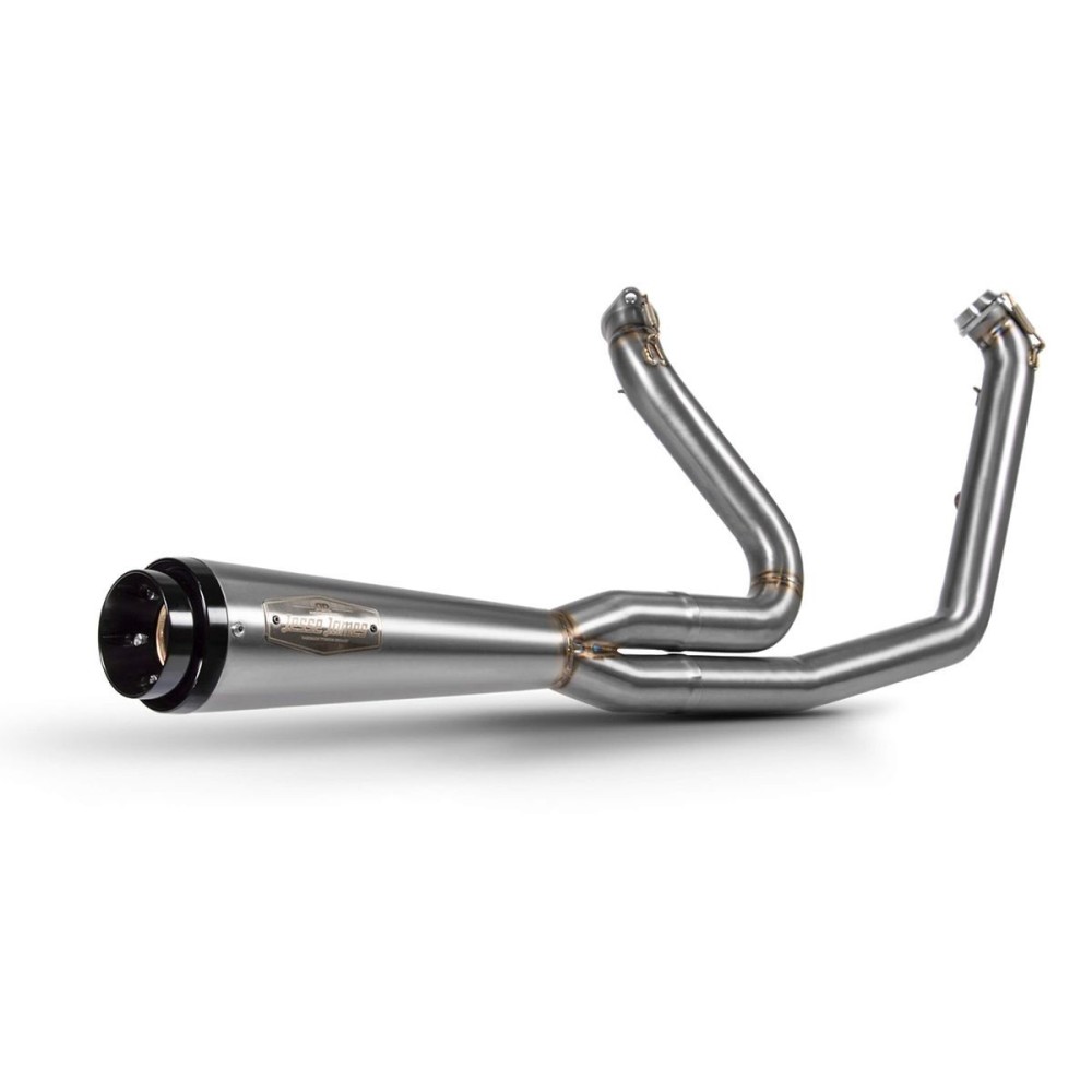 ESCAPE COMPLETO TITANIUM RACING CORTO 2:1 RED THUNDER HARLEY DAVIDSON TOURING 2009-2024