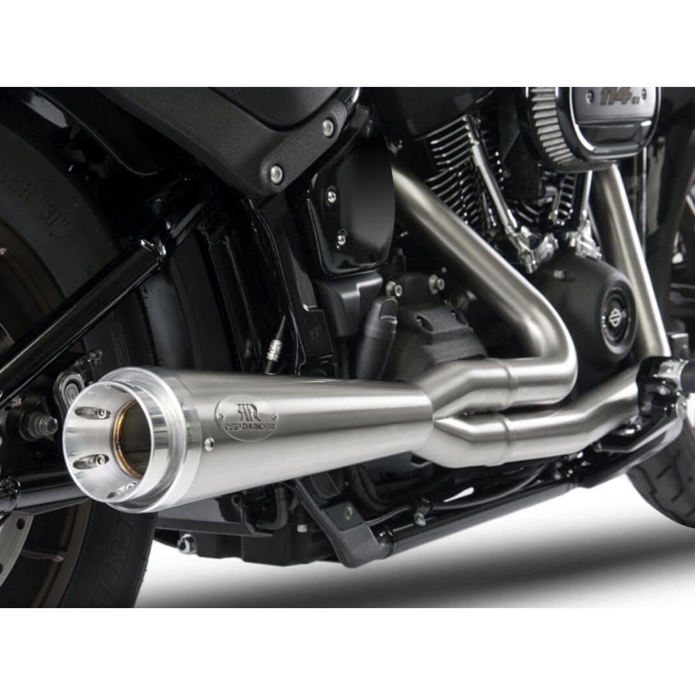COLECTOR DE ESCAPE COMPLETO DE TITANIO 2:1 RED THUNDER HARLEY DAVIDSON TOURING 2009-2024
