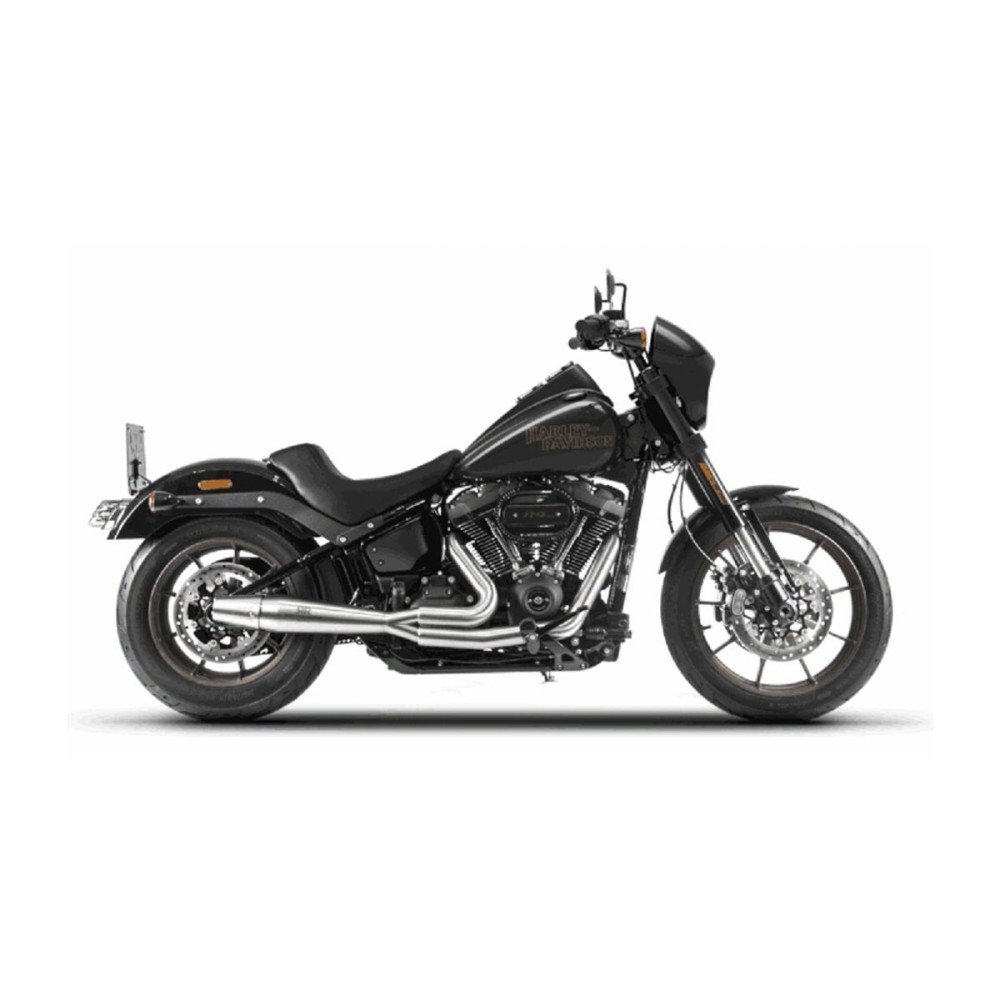 ESCAPE COMPLETO SATINADO 2:1 ROJO THUNDER HARLEY DAVIDSON SOFTAIL M8 2018-2024