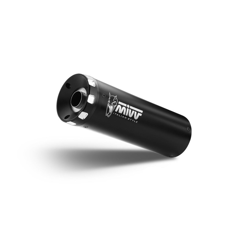 SISTEMA COMPLETO HR-1 ACERO INOXIDABLE NEGRO MIVV YAMAHA XSR 125 2022-2024