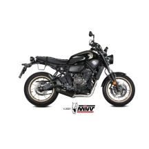 SISTEMA COMPLETO HR-1 ACERO INOXIDABLE NEGRO LARGO MIVV YAMAHA XSR 700 2021-2024