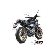 SISTEMA COMPLETO HR-1 ACERO INOXIDABLE NEGRO LARGO MIVV YAMAHA XSR 700 2021-2024