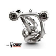 ESCAPE COMPLETO EVO ALTO X-M1 MIVV TITANIO DUCATI PANIGALE V2 2020-2024