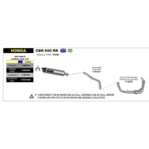 ESCAPE COMPLETO COMPETITION EVO-2 ARROW TITANIO HONDA CBR 600 RR 2013-2016