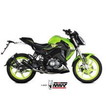 ESCAPE COMPLETO ESTÁNDAR X-M1 NEGRO ACERO INOXIDABLE NEGRO MIVV KEEWAY RKF 125 2021-2024