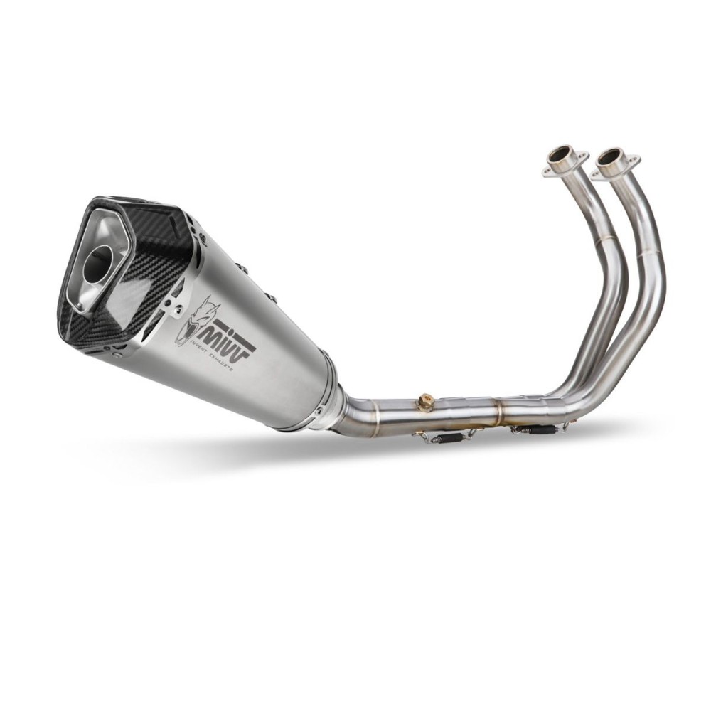 ESCAPE MIVV COMPLETO DELTA RACE ACERO-CARBONO APRILIA RS 125 2021-2024