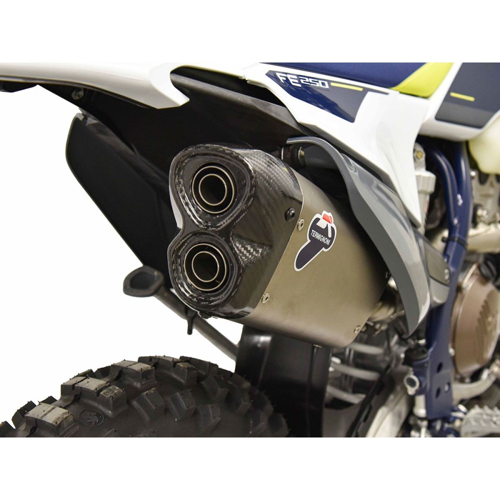 ESCAPE COMPLETO TERMIGNONI ACERO CARBONO HUSQVARNA FE 250 2020-2021