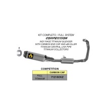 ESCAPE COMPLETO COMPETITION TITANIUM ARROW APRILIA APRILIA TUONO 660 2021-2022