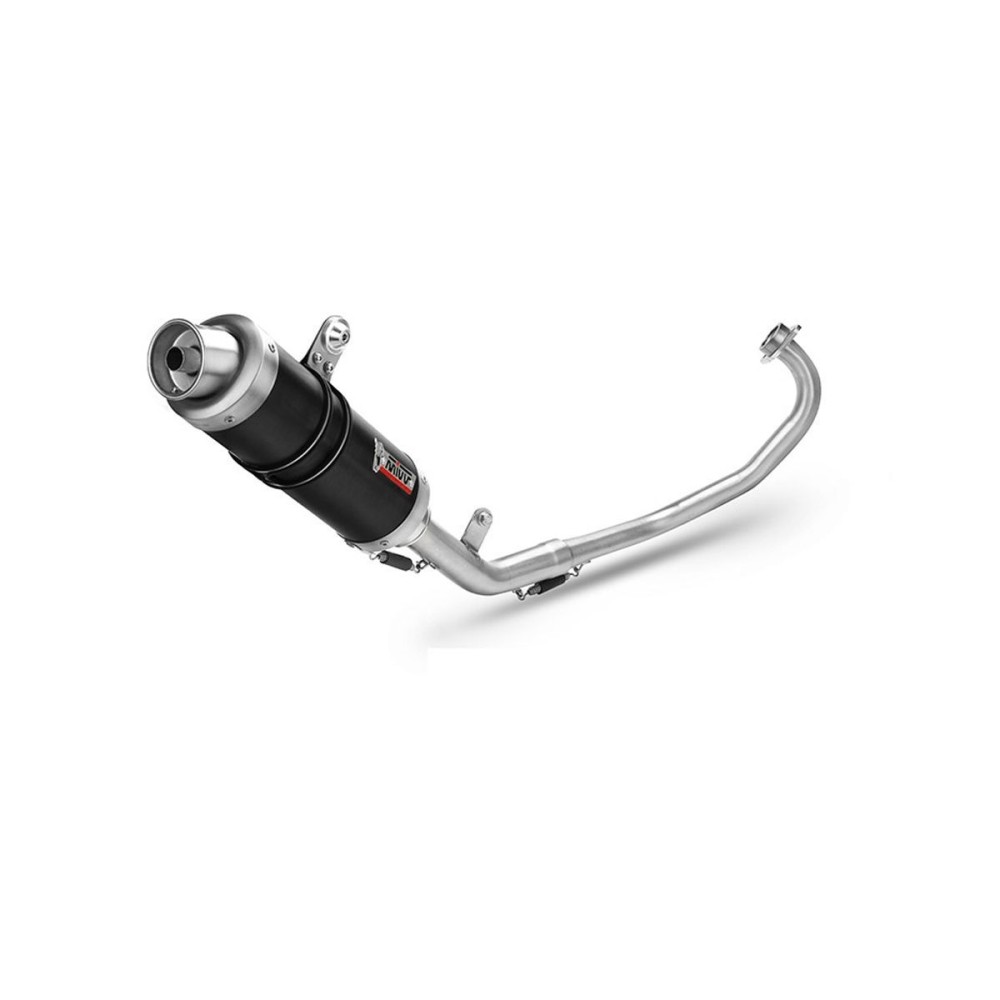 ESCAPE COMPLETO ESTÁNDAR MIVV GP ACERO INOXIDABLE NEGRO KEEWAY RKF 125 2021-2024