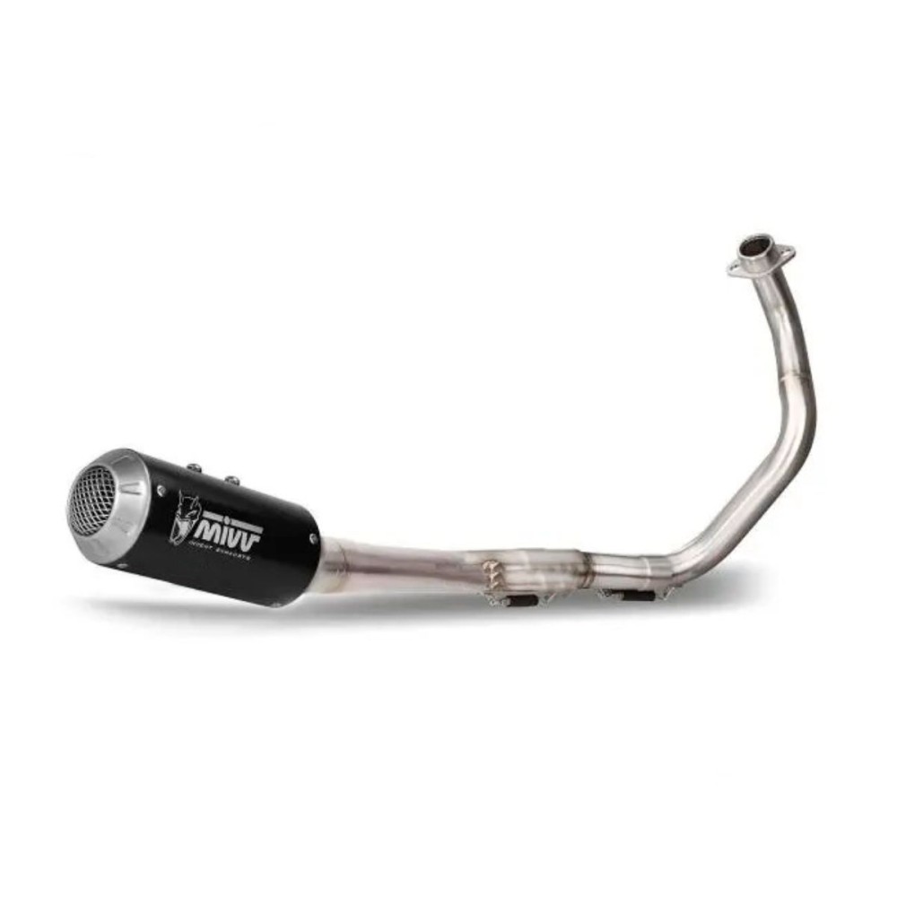 ESCAPE COMPLETO ESTÁNDAR MIVV MK3 ACERO INOXIDABLE NEGRO HONDA CB 125 R 2021-2024