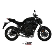 ESCAPE COMPLETO 2X1 GP PRO NEGRO ACERO INOXIDABLE MIVV YAMAHA MT-07 / FZ-07 2021-2024