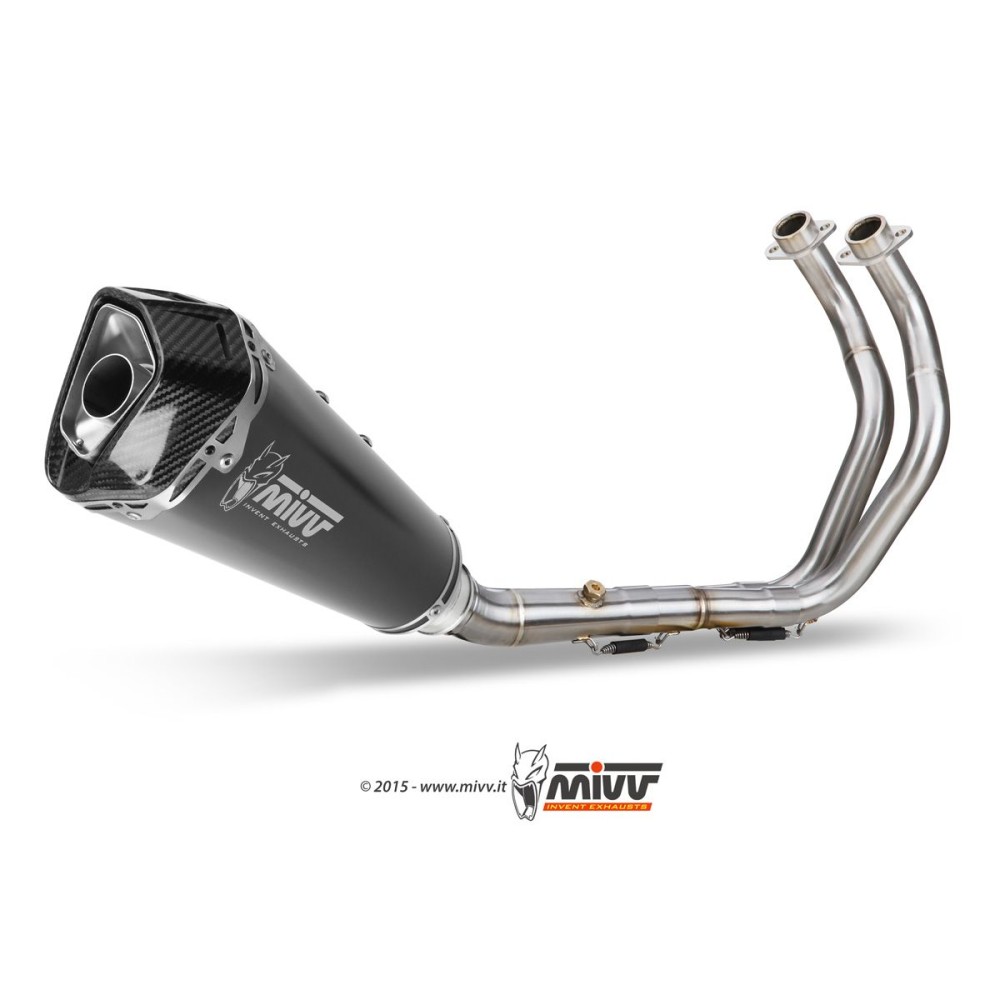 ESCAPE COMPLETO 2X1 MIVV DELTA RACE INOX NEGRO YAMAHA MT-07 2014-2020 ESCAPE COMPLETO 2X1 MIVV DELTA RACE INOX NEGRO YAMAHA MT-07 2014-2020