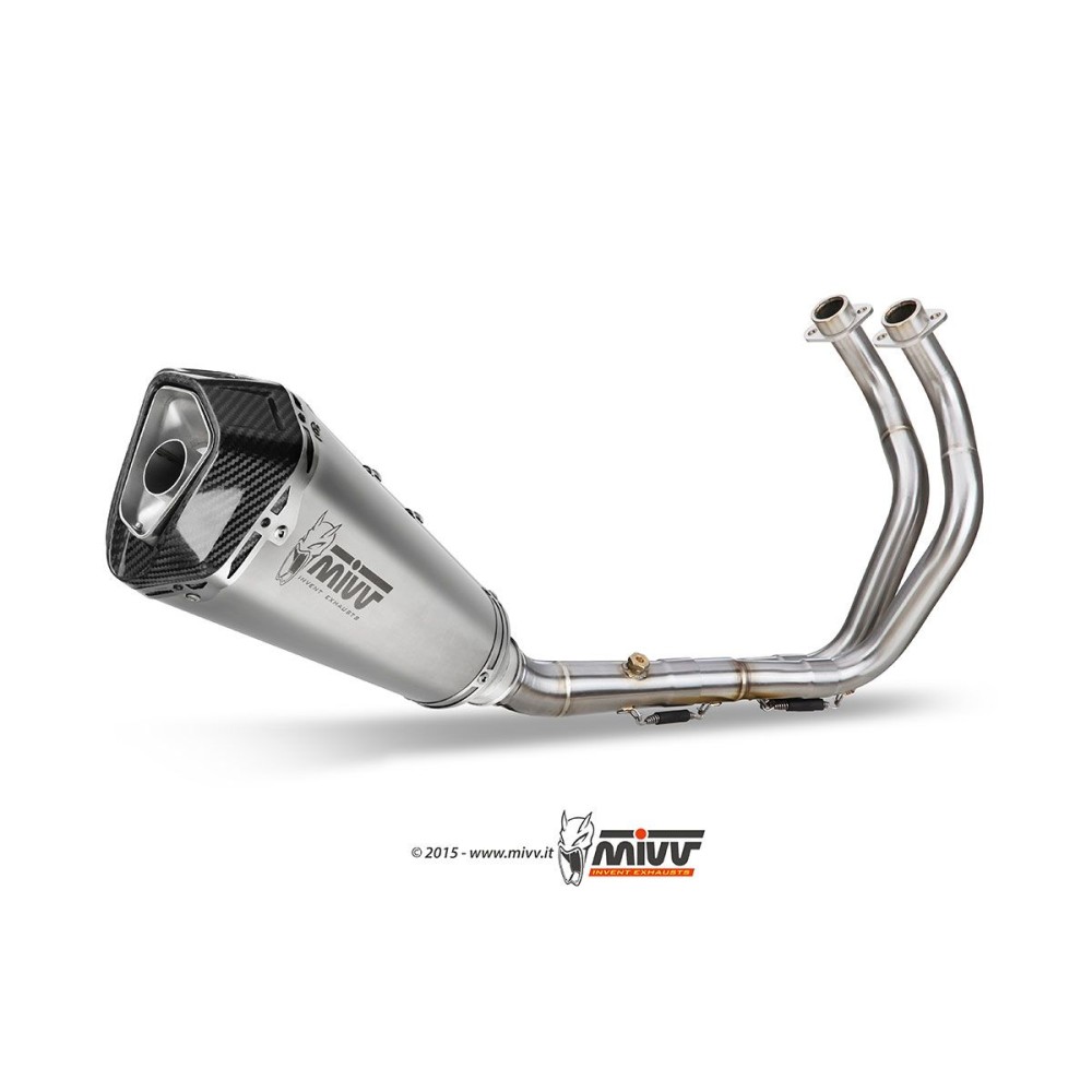 ESCAPE COMPLETO 2X1 MIVV DELTA RACE INOX CARBONO YAMAHA MT-07 2014-2020 ESCAPE COMPLETO 2X1 MIVV DELTA RACE INOX CARBONO YAMAHA MT-07 2014-2020