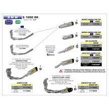 ESCAPE COMPETITION EVO ARROW TITANIO COMPLETO BMW S 1000 RR 2012-2014