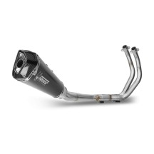 ESCAPE COMPLETO 2X1 MIVV SPORT DELTA RACE ACERO INOXIDABLE NEGRO KYMCO AK550 2017-2020