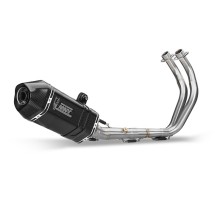 ESCAPE COMPLETO MIVV SPEED EDGE ACERO INOXIDABLE NEGRO YAMAHA T-MAX 530 2017-2019