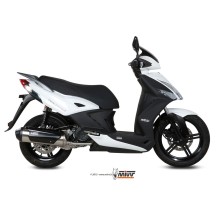 C.KY.0015.K ESCAPE COMPLETO 1X1 MIVV URBAN INOX KYMCO AGILITY 125 R16+ 2014-16