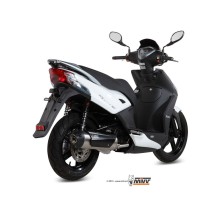 C.KY.0015.K ESCAPE COMPLETO 1X1 MIVV URBAN INOX KYMCO AGILITY 125 R16+ 2014-16