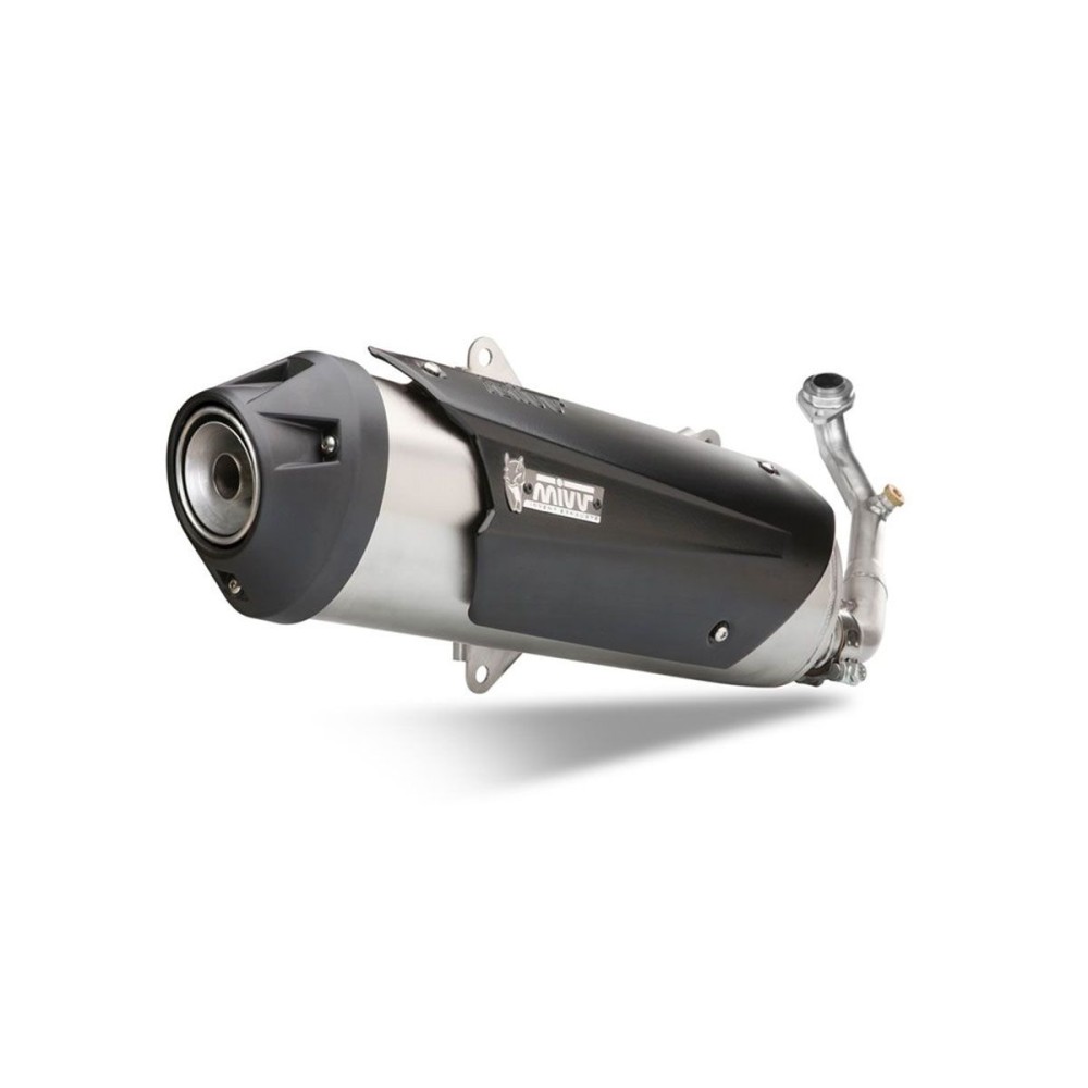 C.GL.0007.K ESCAPE COMPLETO 1X1 MIVV URBAN INOX GILERA RUNNER 200 2008-2012
