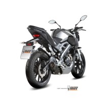 ESCAPE COMPLETO 1X1 MIVV SOUND ACERO NEGRO YAMAHA MT-125 2015-2019