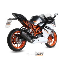 ESCAPE COMPLETO 1X1 MIVV SOUND ACERO NEGRO KTM RC 390 2014-2016