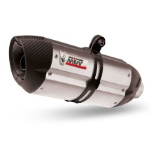 ESCAPE COMPLETO 2X1 MIVV SOUND ACERO-CARBONO GILERA GP800 2008-2013