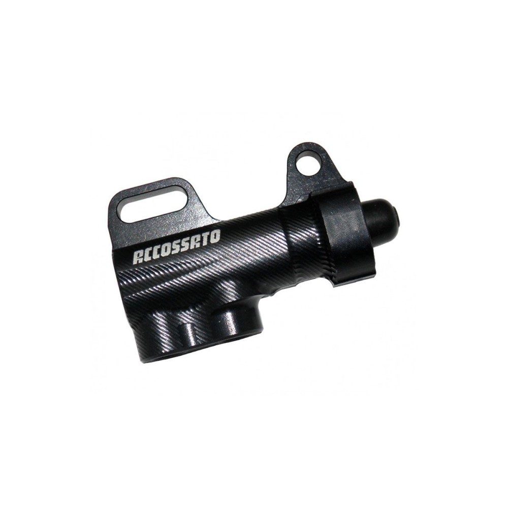 BOMBA DE FRENO TRASERO ACCOSSATO UNIVERSAL 13.5MM PISTON DOBLE CONEXION