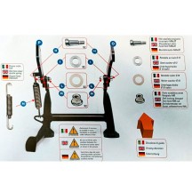 CHASIS DM DEL KIT CENTRAL STAND DUCATI MONSTER 797